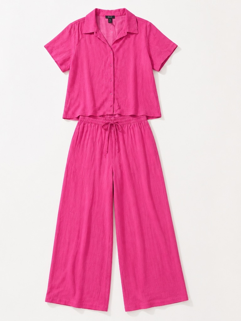 RACHEL Rachel Roy Women’s Hot Pink Wide-Leg Jumpsuit - Picture 6 of 7